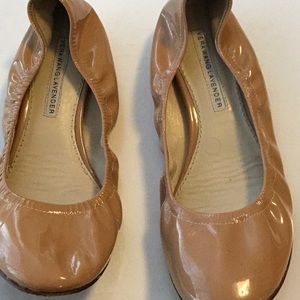 Leather soled patent leather and leather lined